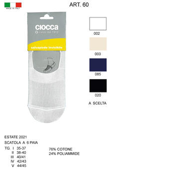 CIOC60- 60 salvapiede invisibile unisex - Fratelli Parenti
