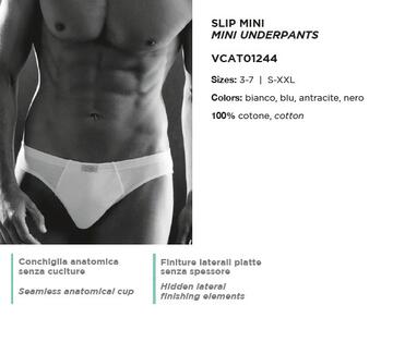 CAGI01244- 1244 slip mini uomo cotone - Fratelli Parenti