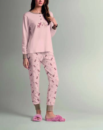 LORMBMBMR4621- bmb mr4621 pigiama donna interlock - Fratelli Parenti