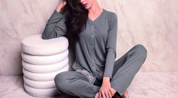 LORM654387- 654387 pigiama donna ap. viscosa - Fratelli Parenti