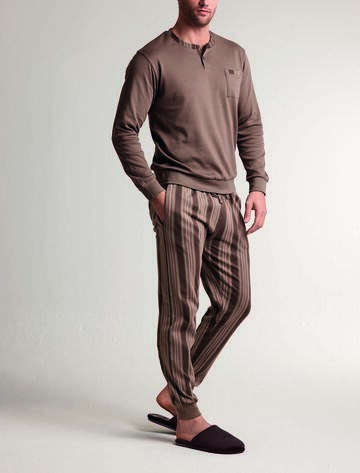LORMSTRMR4691- str mr4691 pigiama uomo interlock - Fratelli Parenti