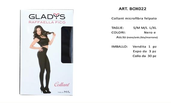 - COLLANT DONNA MICROFIBRA FELPATO BOX022