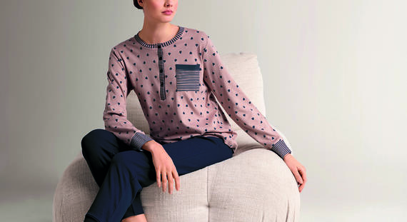 - ADR MR4673 PIGIAMA DONNA INTERLOCK