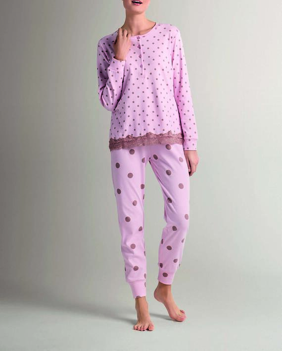 - BLL MR4628 PIGIAMA DONNA INTERLOCK
