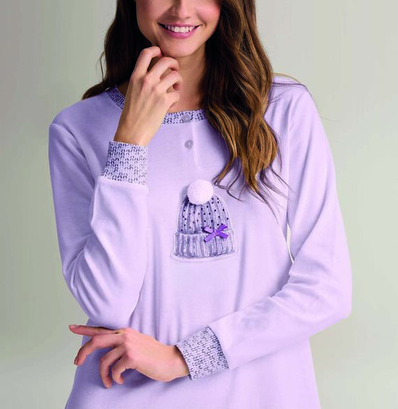 - BNE MR4511 CAMICIA NOTTE DONNA