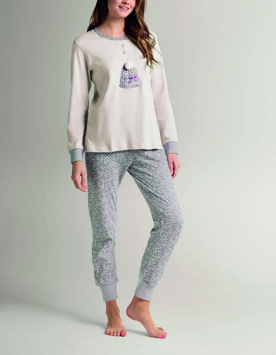 - BNE MR4510 PIGIAMA DONNA INTERLOCK