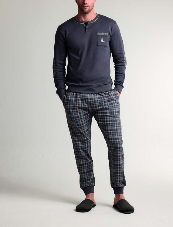 - CCK MR4688 PIGIAMA UOMO INTERLOCK