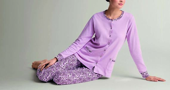 - ADR MR4672 PIGIAMA DONNA AP. INTERLOCK